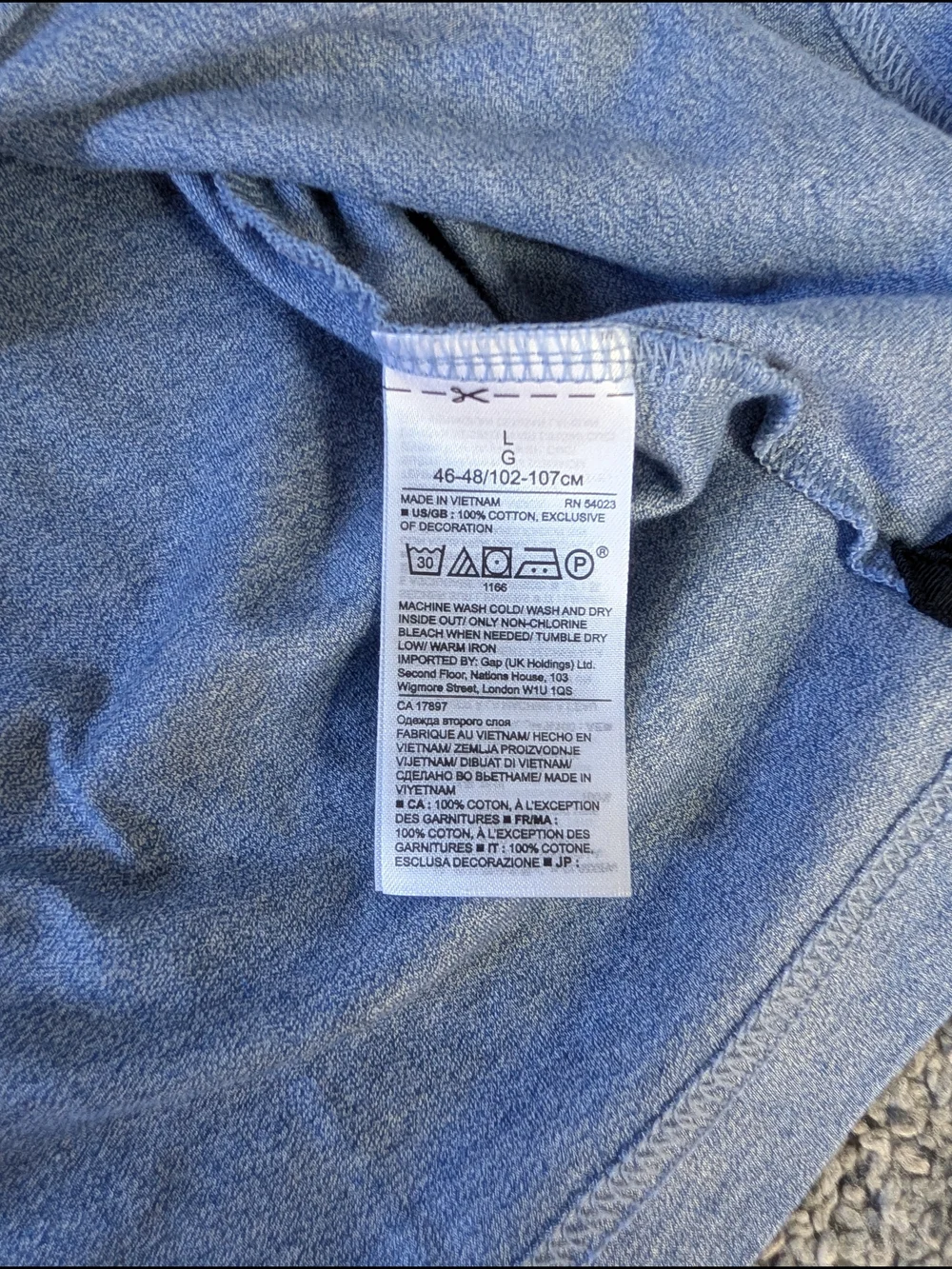 Euc Banana Republic Heather Light Blue Polo Shirt L